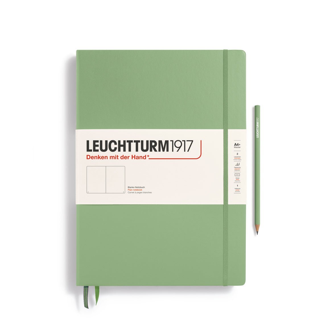 Carnet LEUCHTTURM1917 Classic - A4+ - Hardcover - Uni - Sage - 