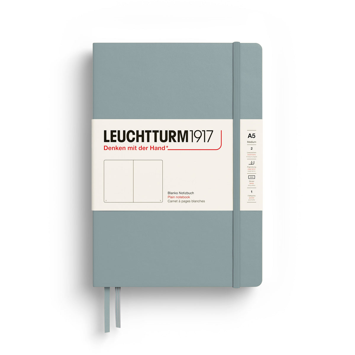 Carnet LEUCHTTURM1917 Classic - A5 - Hardcover - Uni - Dove - 4070292008301