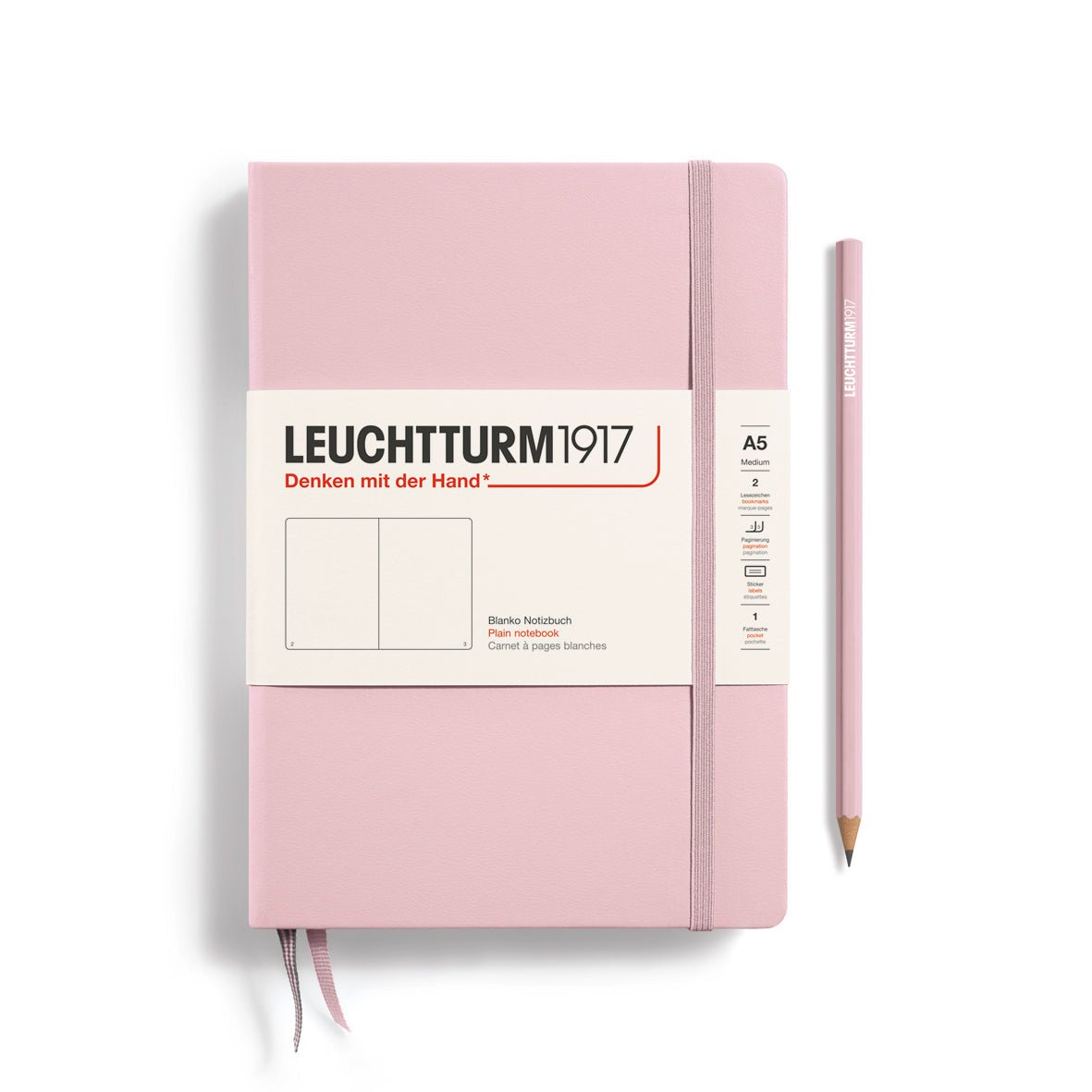 Carnet LEUCHTTURM1917 Classic - A5 - Hardcover - Uni - Powder - 4004117569937