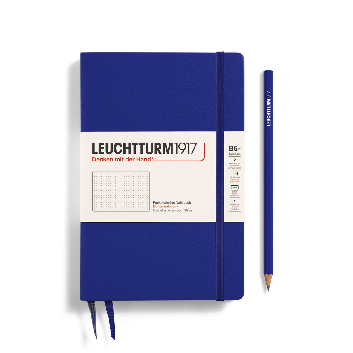 Carnet LEUCHTTURM1917 Classic - B6+ - Hardcover - Pointillé - Ink - 