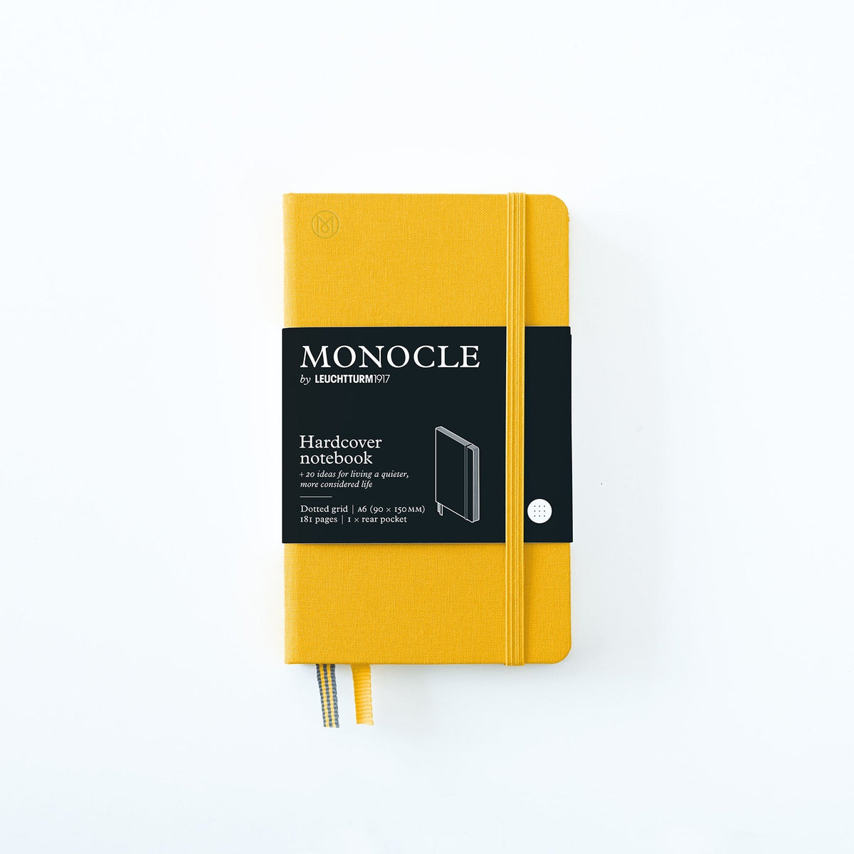 Carnet Monocle by LEUCHTTURM1917 - A6 - Hardcover - Pointillé - Yellow - 