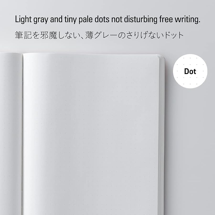 Carnet STÁLOGY 1/2 Year Notebook - A5 - Softcover - Pointillé - Black - 4904140081515
