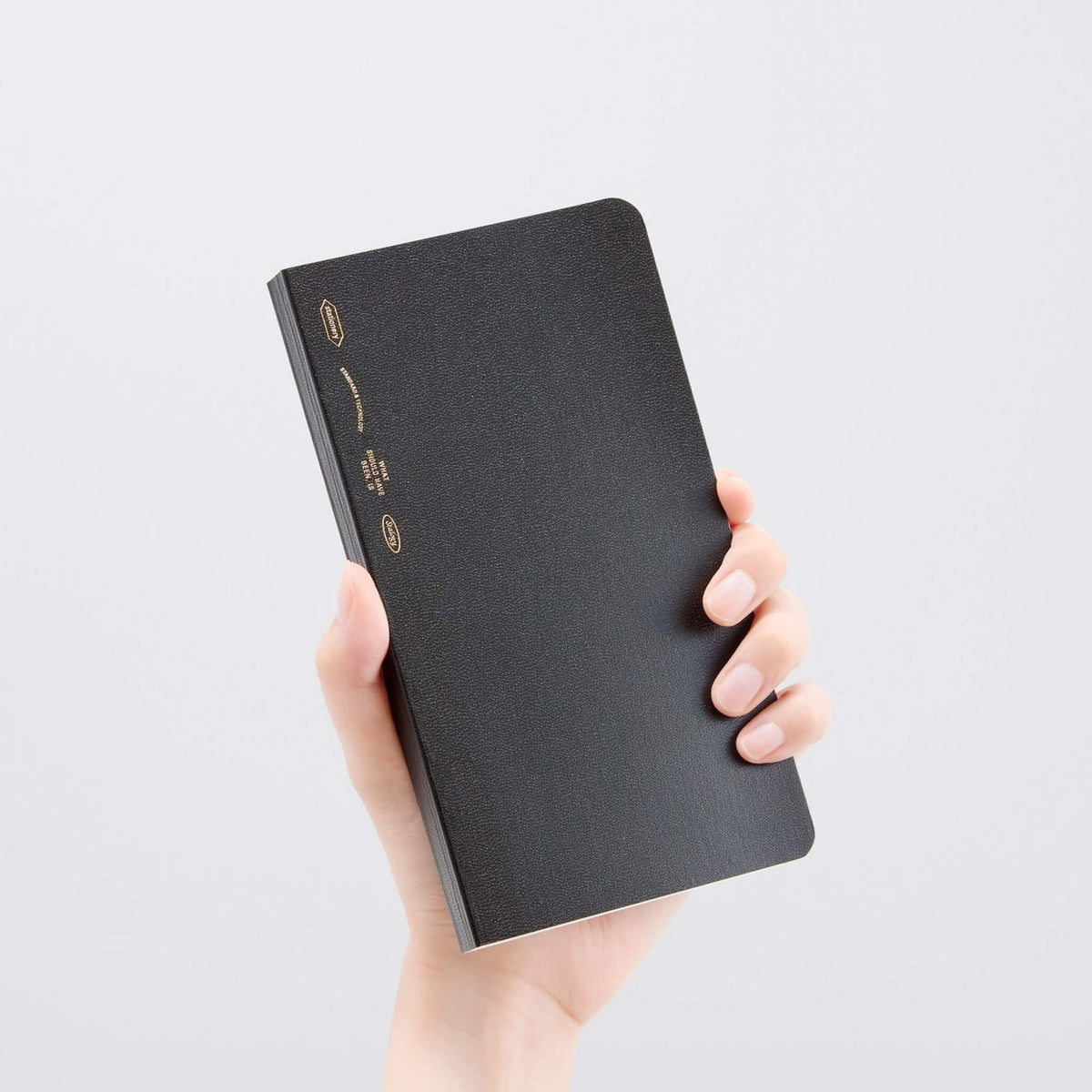 Carnet STÁLOGY 1/2 Year Notebook - B6 Slim - Softcover - Quadrillé - Black - 4904140081881