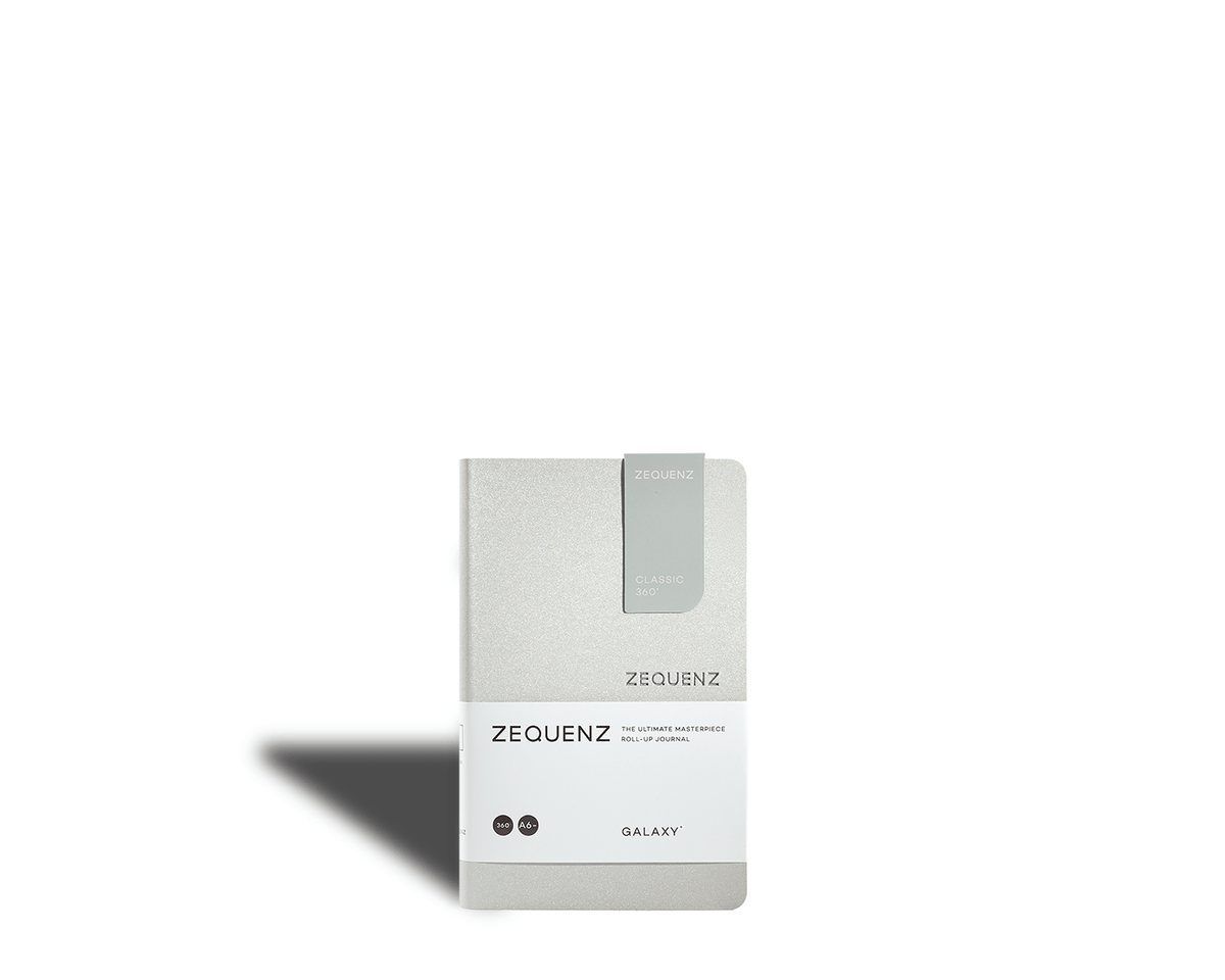 Carnet ZEQUENZ Galaxy - A6 - Uni - Silver Star - 