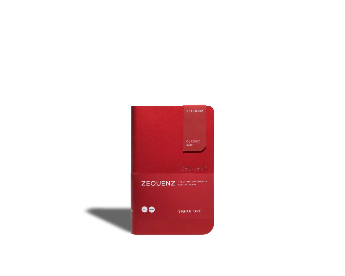 Carnet ZEQUENZ Signature Classic - A6 - Uni - Red - 