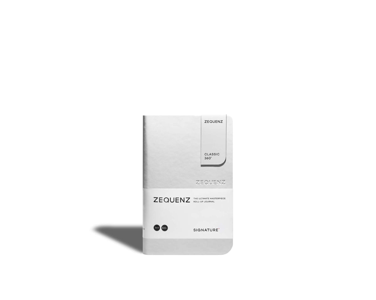 Carnet ZEQUENZ Signature Classic - A6 - Uni - White - 