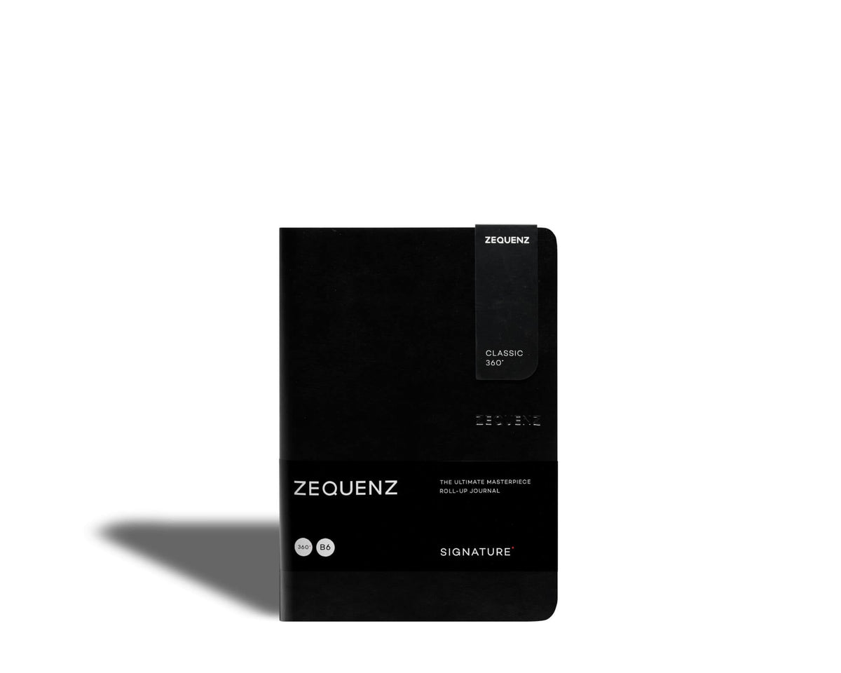 Carnet ZEQUENZ Signature Classic - B6 - Ligné - Black - 8859340500112