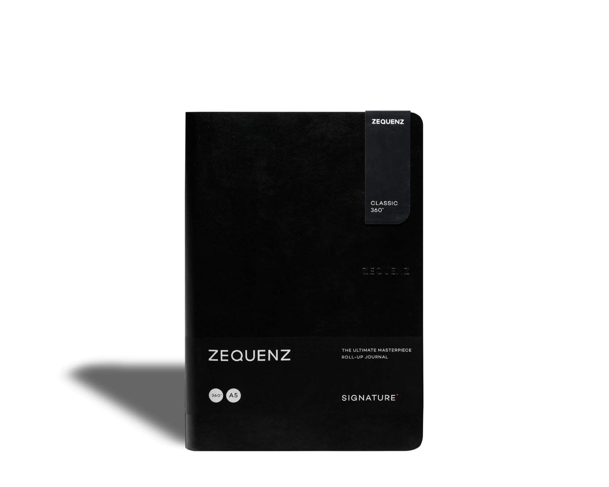 Carnet ZEQUENZ Signature Lite - A5 - Ligné - Black - 8859340500570