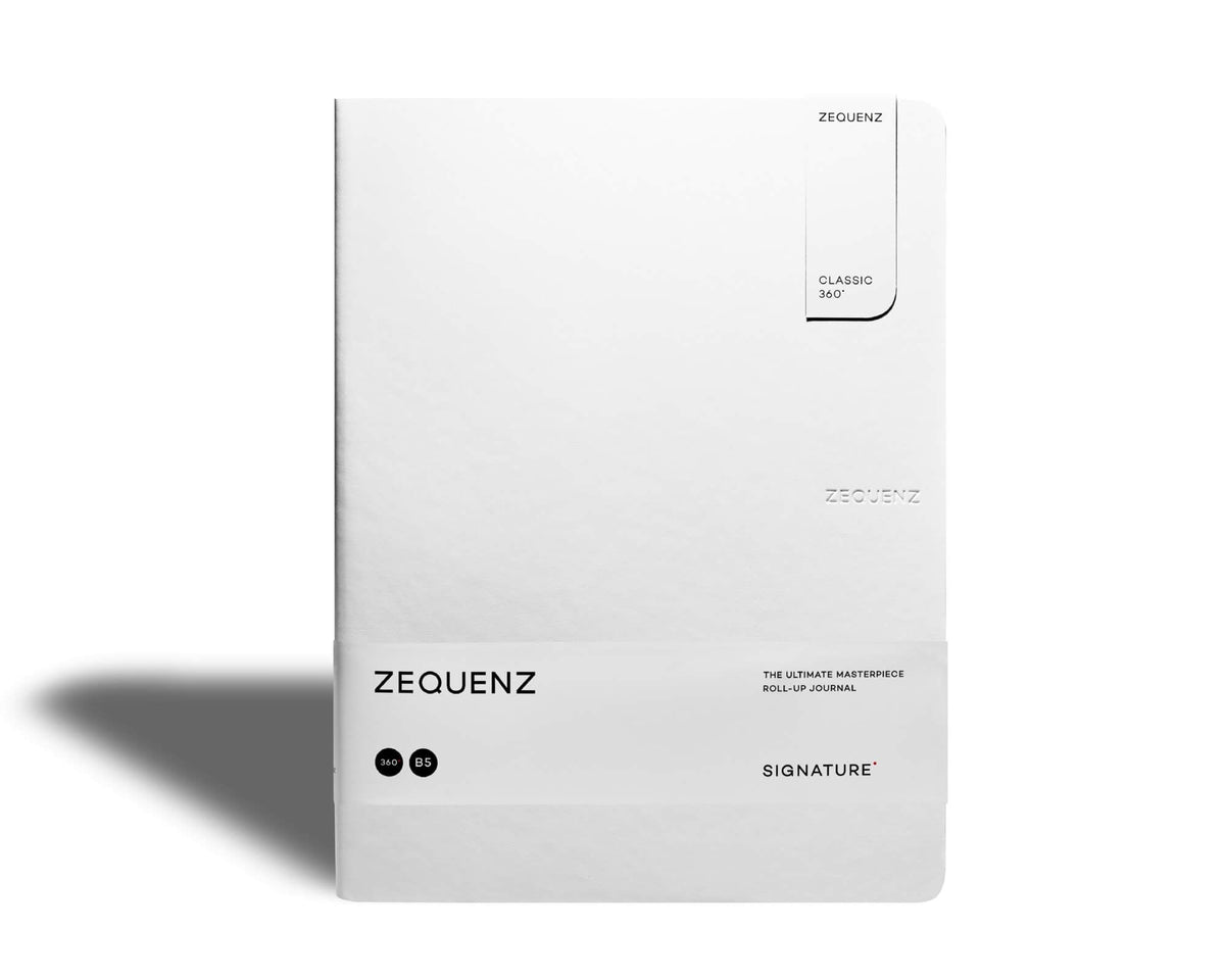 Carnet ZEQUENZ Signature Lite - B5 - Ligné - White - 8859340500549