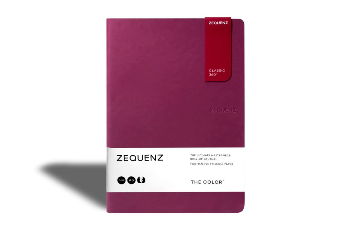 Carnet ZEQUENZ The Color - A5 - Pointillé - Berry - 8859340511835