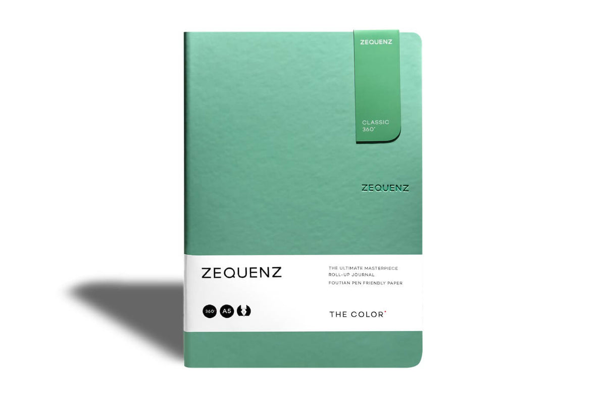 Carnet ZEQUENZ The Color - A5 - Pointillé - Fern - 8859340517011