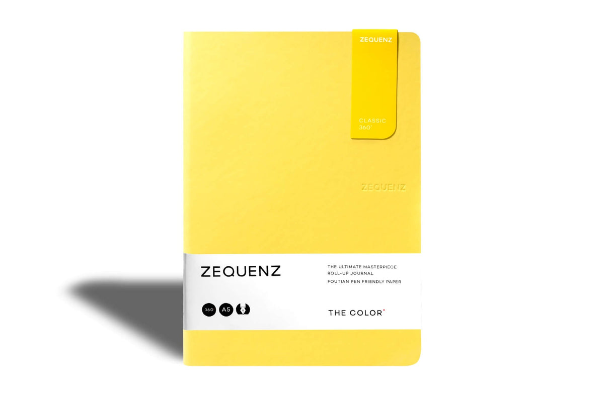Carnet ZEQUENZ The Color - A5 - Pointillé - Mustard - 8859340511514