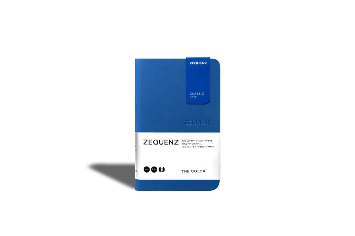 Carnet ZEQUENZ The Color - A6 - Ligné - Royal Blue - 8859340513013