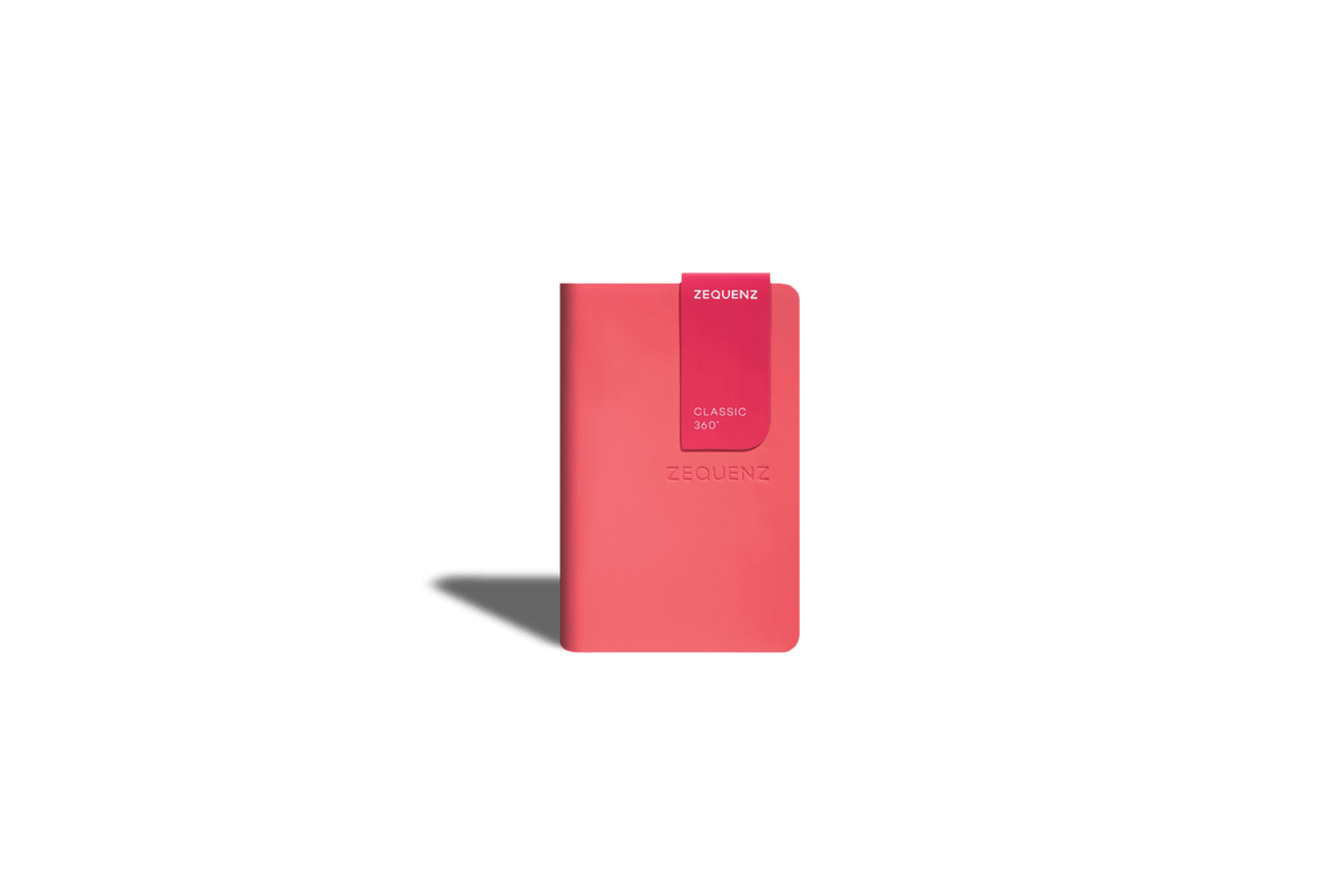 Carnet ZEQUENZ The Color - A7 - Ligné - Coral - 8859340524828