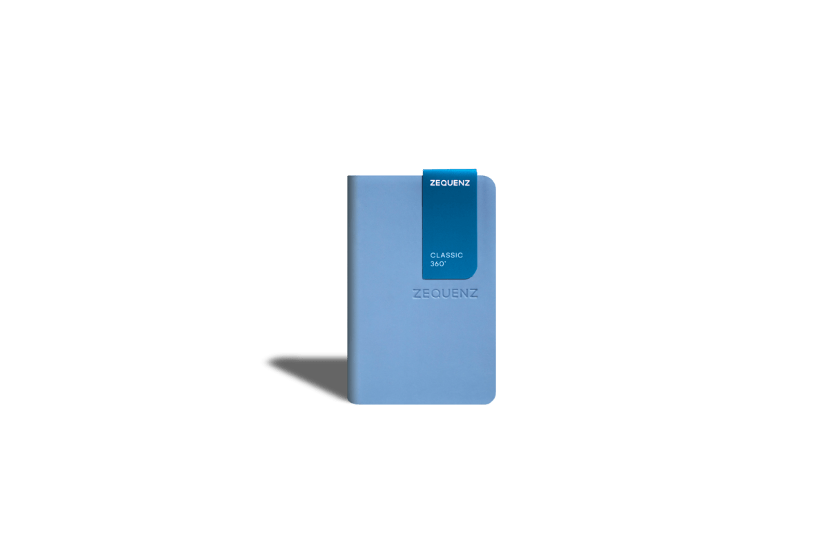 Carnet ZEQUENZ The Color - A7 - Pointillé - Light Blue - 