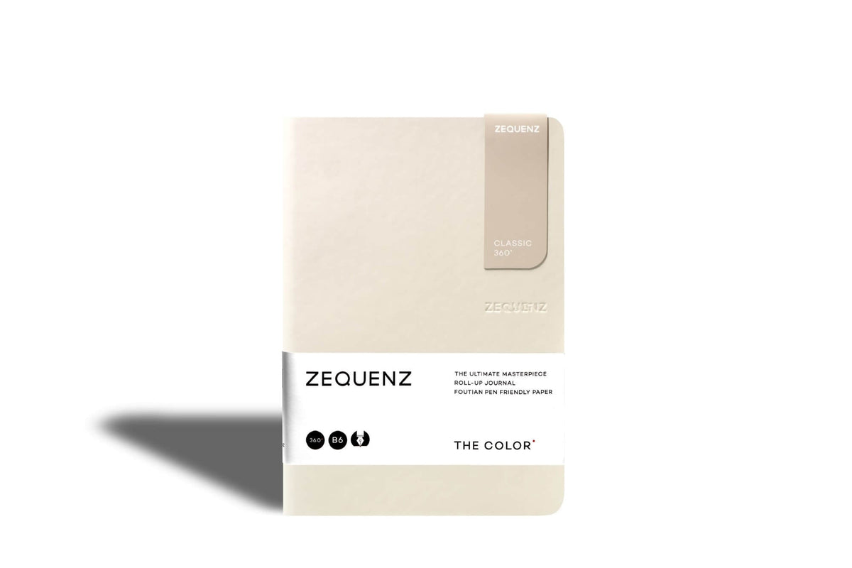 Carnet ZEQUENZ The Color - B6 - Uni - Beige - 8859340512061