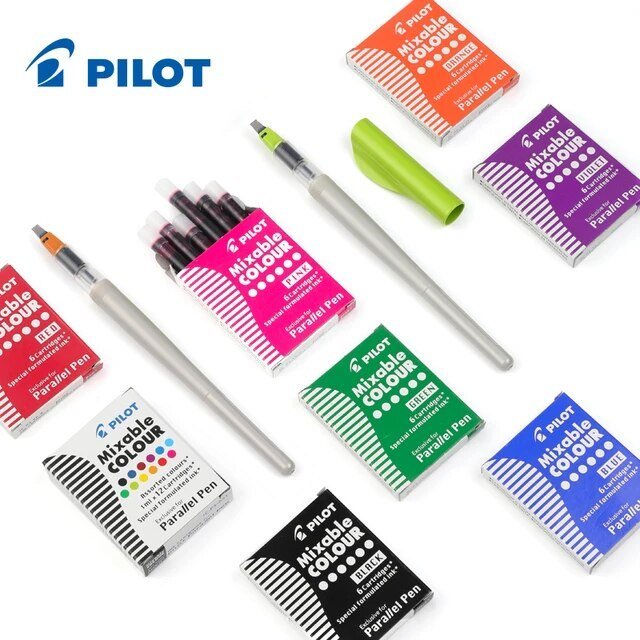 Cartouches d'encre PILOT Parallel Pen - Rouge - 4902505192326