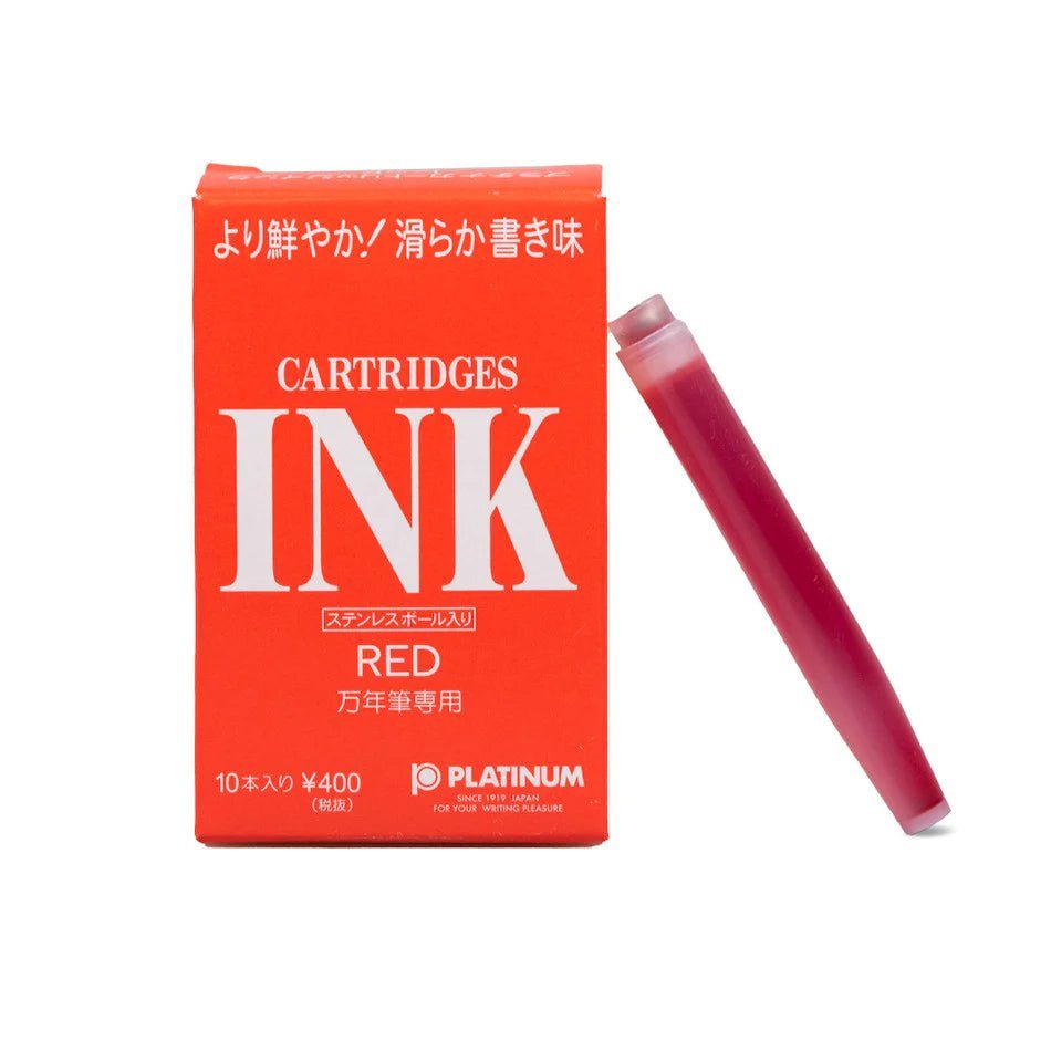 Cartouches d'encre PLATINUM - Boîte - Rouge - 4977114406454