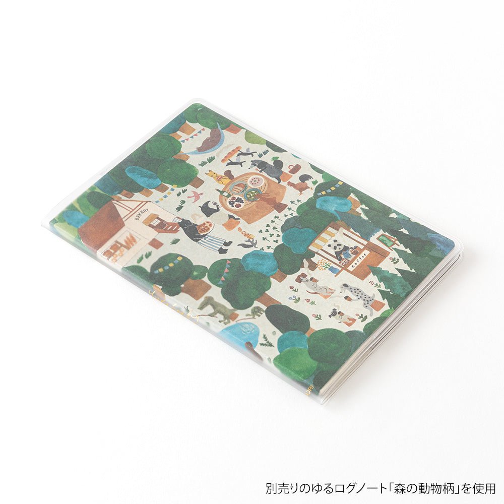Couverture MIDORI Notebook Yuru Log - B6 - Transparent - 4902805153591