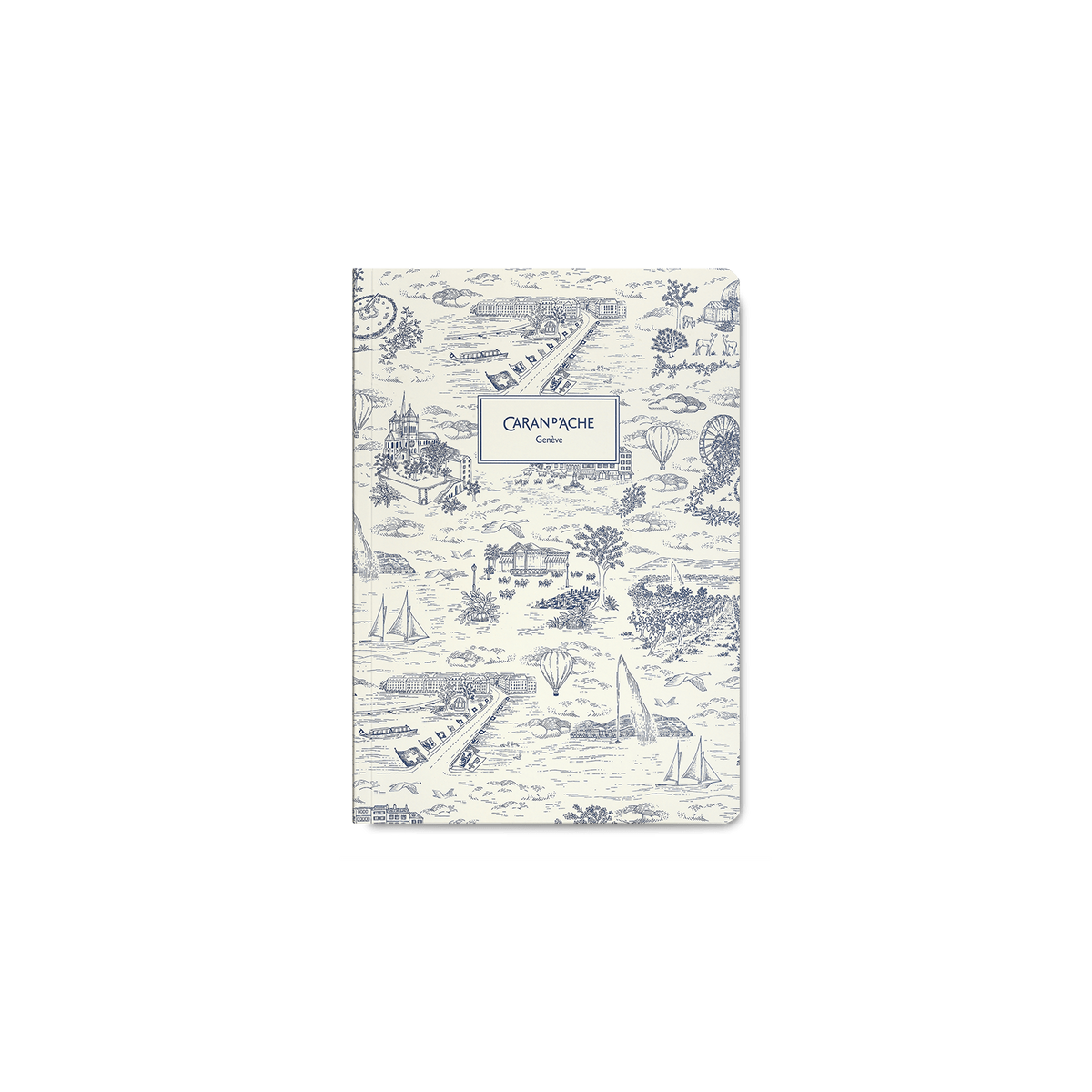 Carnet CARAN D'ACHE Toile de Jouy Geneva Edition - A6 - Hardcover - Ligné