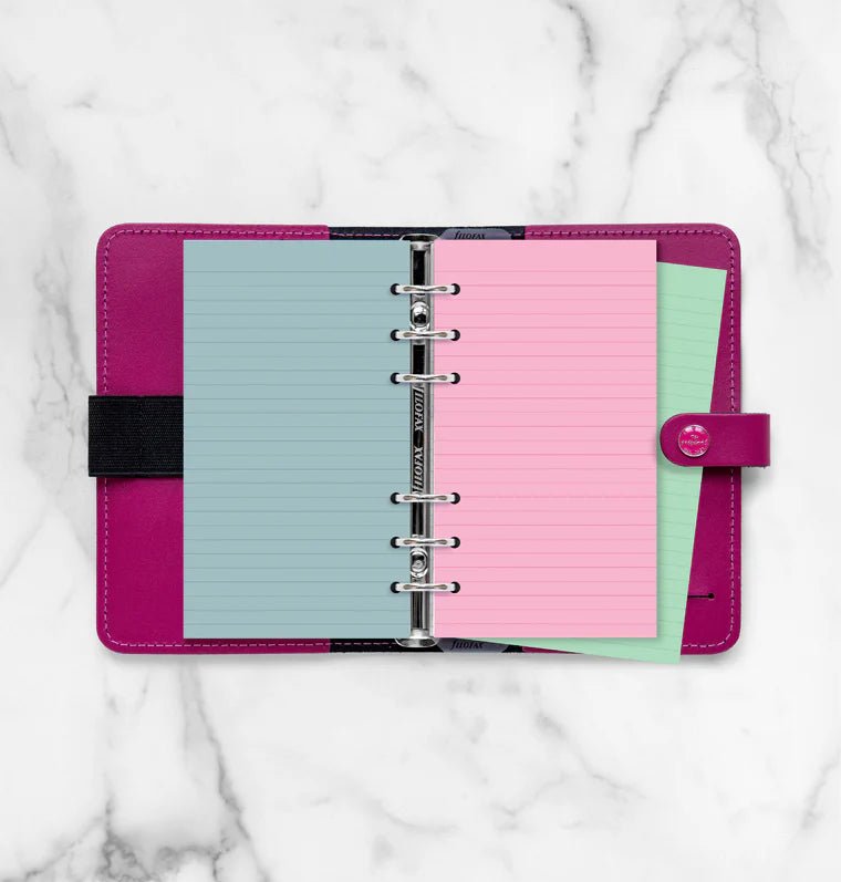 Feuilles de notes lignées FILOFAX - Assortiment Fashion - Personal - Personal - Ligné - 5015142161958