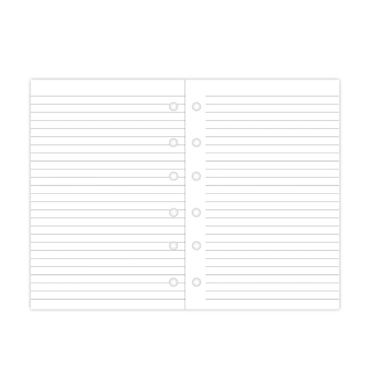 Feuilles de notes lignées FILOFAX - Blanc - Pocket - Pocket - Ligné - 5015142600013