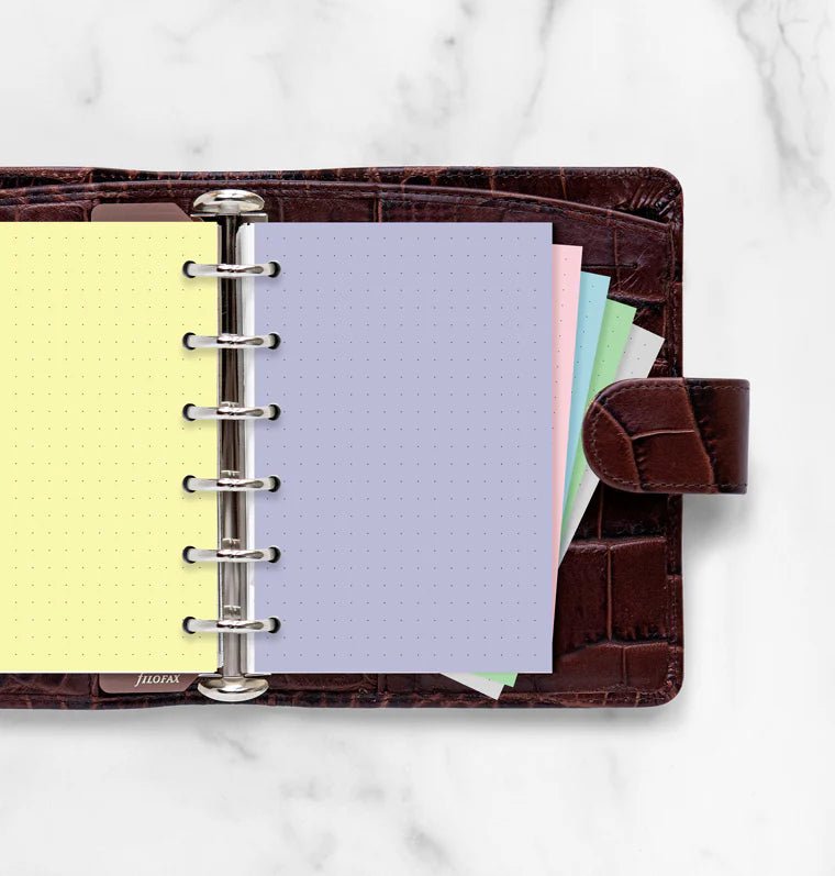Feuilles de notes pointillées FILOFAX - Assortiment Pastel - Pocket - Pocket - Pointillé - 5015142277789
