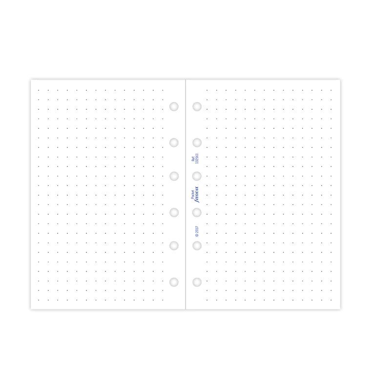 Feuilles de notes pointillées FILOFAX - Blanc - Pocket - Pocket - Pointillé - 5015142280741