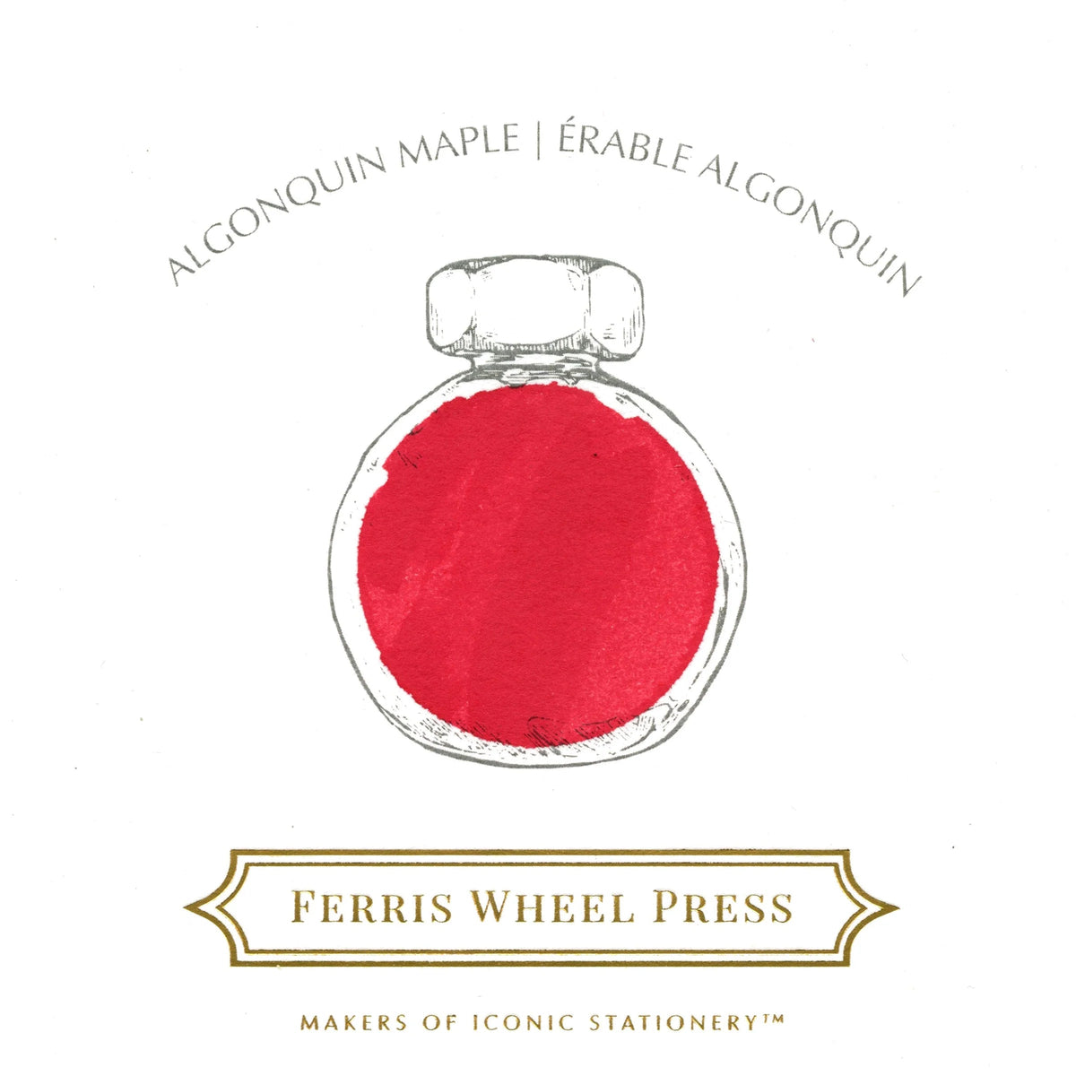Flacon d'encre FERRIS WHEEL PRESS - Everyday Ink - Algonquin Maple (38ml) - 850025001595