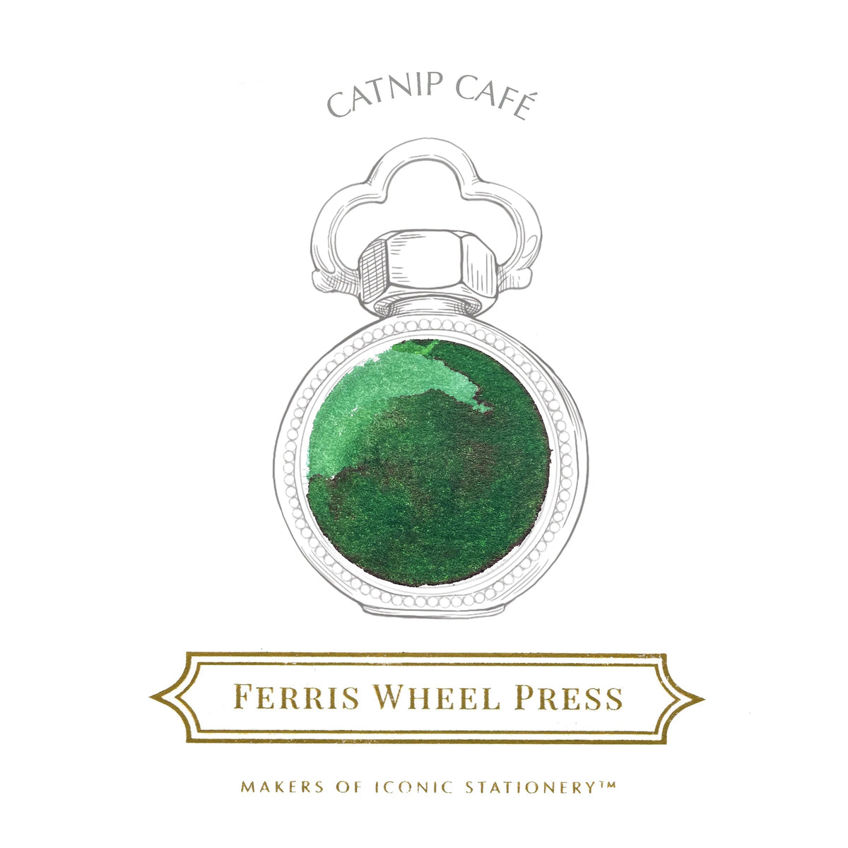 Flacon d'encre FERRIS WHEEL PRESS - Everyday Ink - Catnip Café (38ml) - 