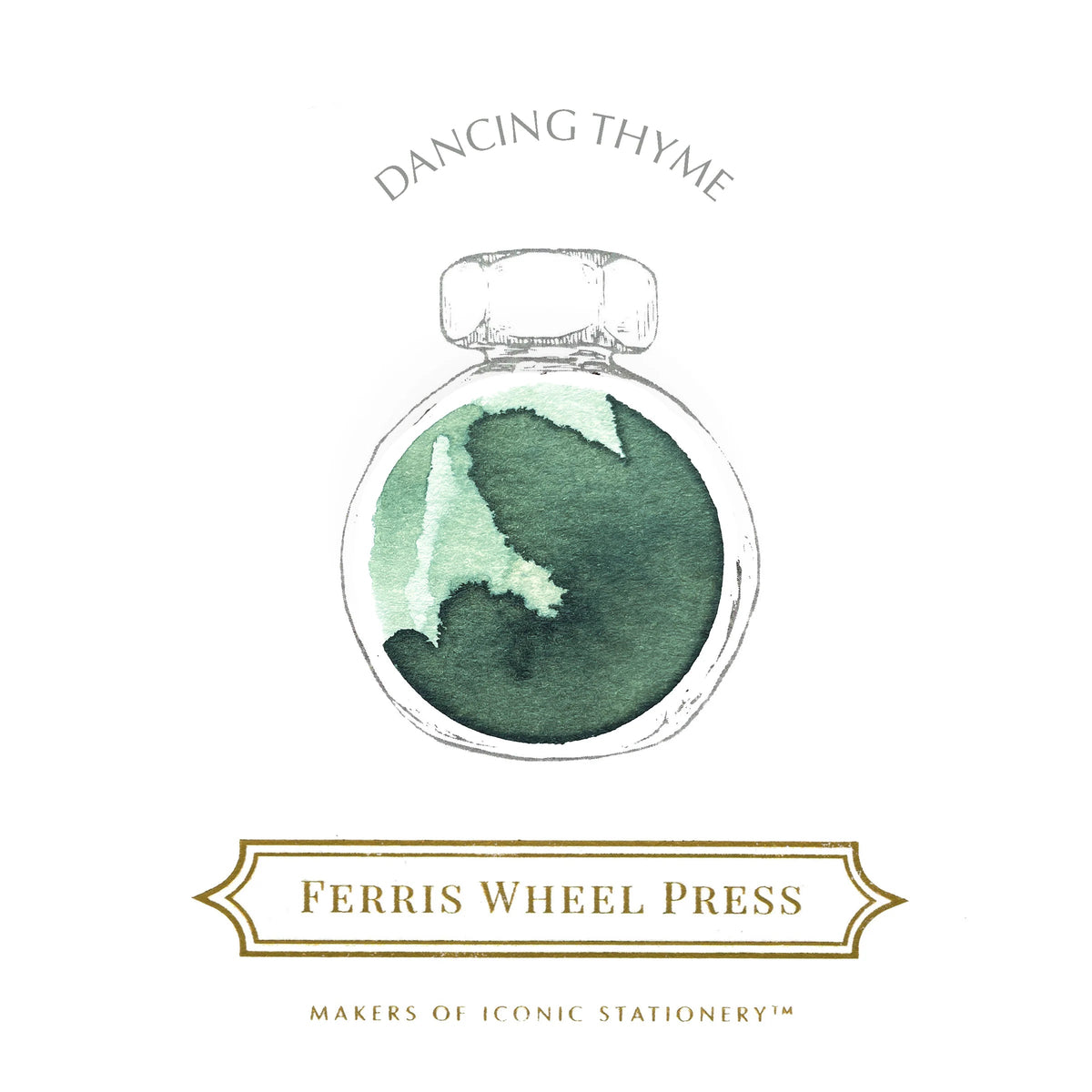 Flacon d'encre FERRIS WHEEL PRESS - Everyday Ink - Dancing Thyme (38ml) - 818351003294