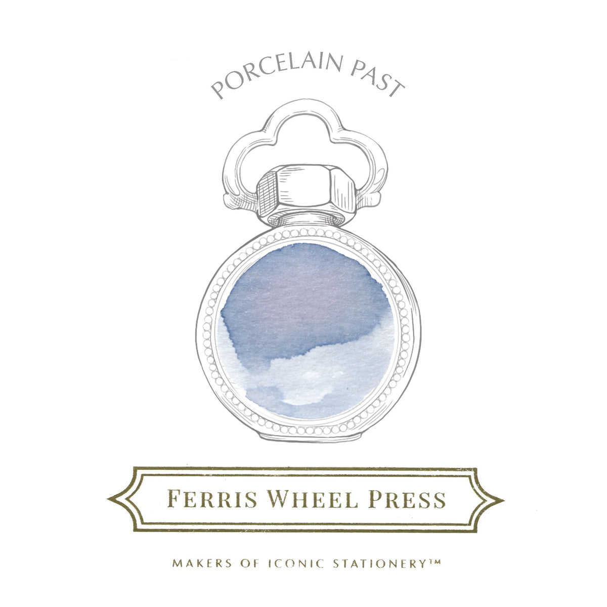 Flacon d'encre FERRIS WHEEL PRESS - Everyday Ink - Porcelain Past (38ml) - 818351006134