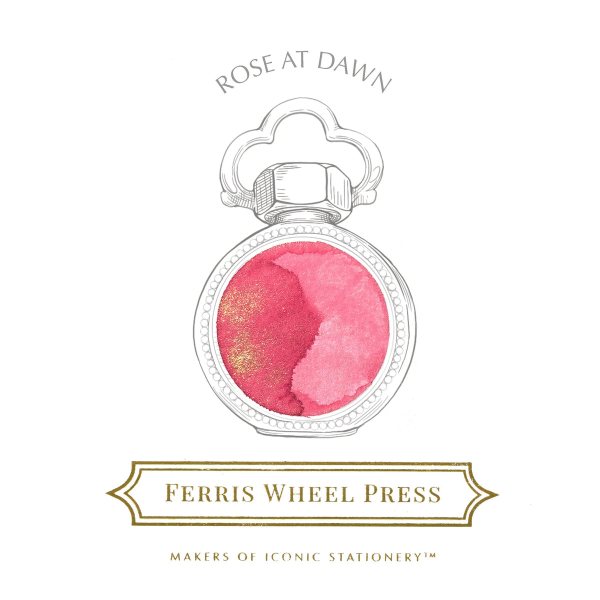 Flacon d'encre FERRIS WHEEL PRESS - Everyday Ink - Rose at Dawn (38ml) - 818351006141