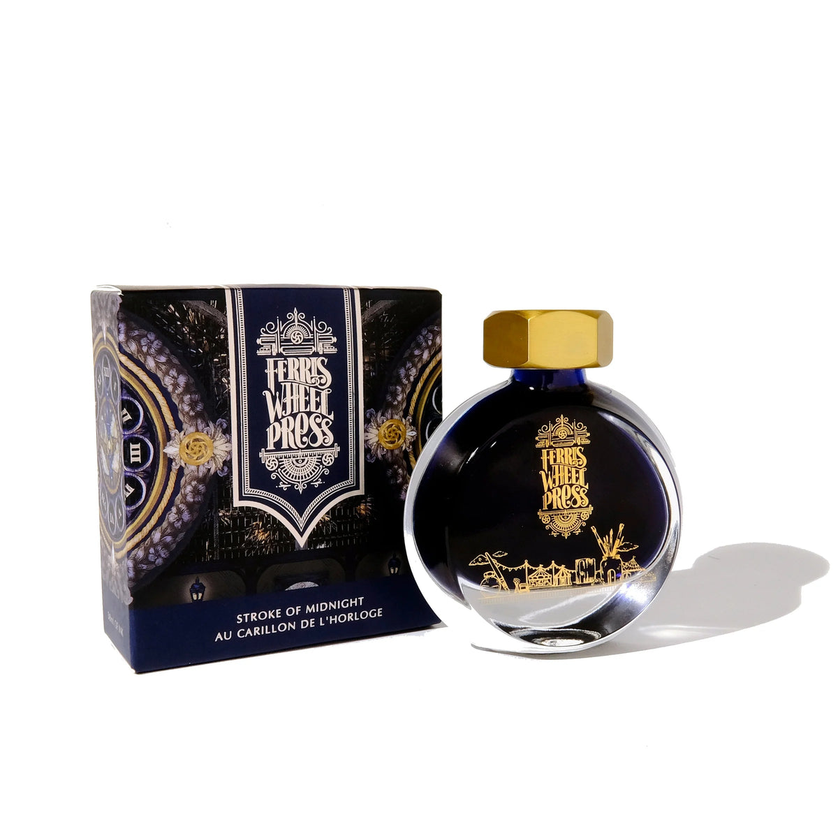 Flacon d'encre FERRIS WHEEL PRESS - Everyday Ink - Stroke of Midnight (38ml) - 818351000842