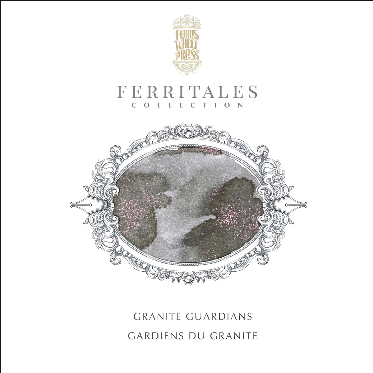 Flacon d'encre FERRIS WHEEL PRESS - FerriTales - Bestiary Series | Granite Guardians (20ml) - 818351004543