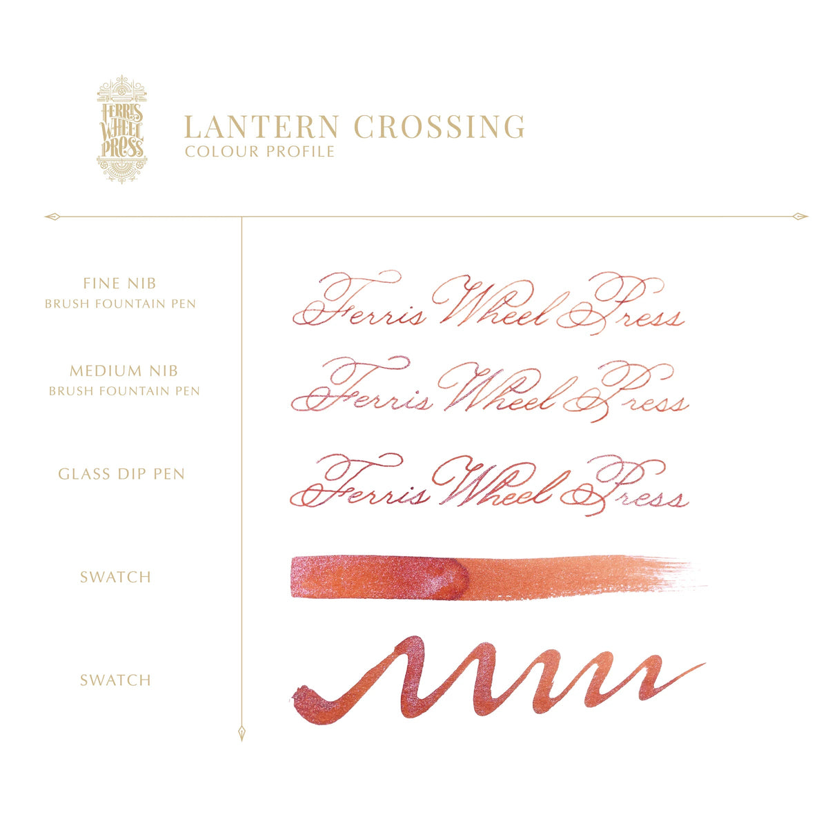 Flacon d'encre FERRIS WHEEL PRESS - FerriTales - Bestiary Series | Lantern Crossing (20ml) - 