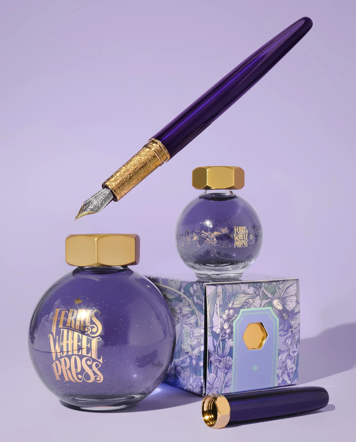 Flacon d'encre FERRIS WHEEL PRESS - FerriTales - Bestiary Series | Moonbeam Meadows (20ml) - 818351004529