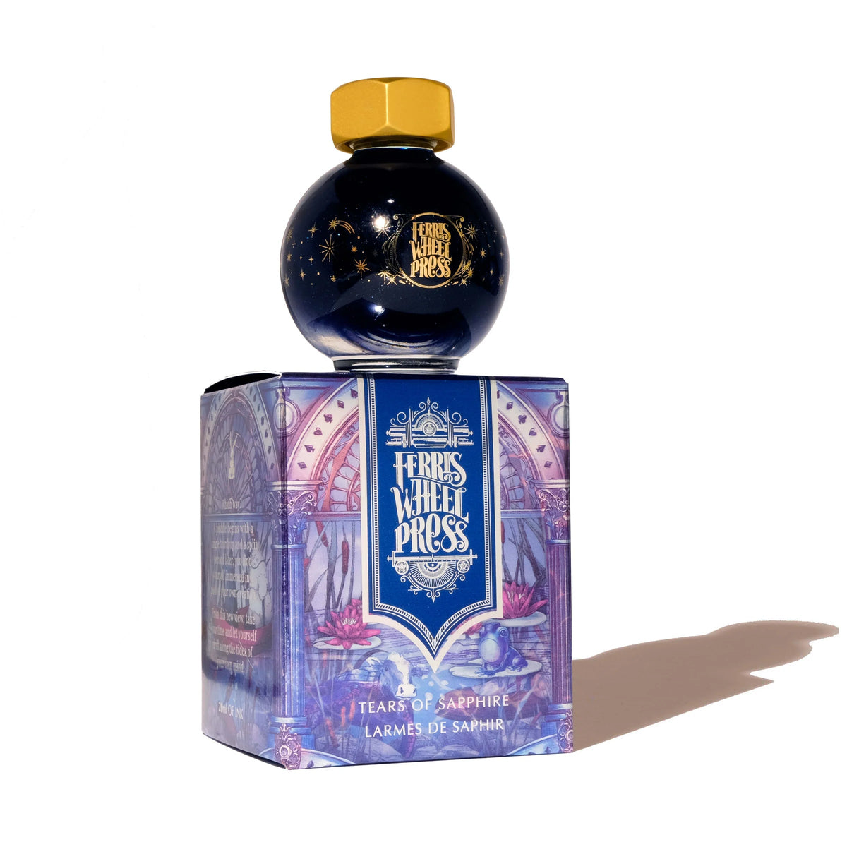 Flacon d'encre FERRIS WHEEL PRESS - FerriTales - Down the Rabbit Hole | Tears of Sapphire (20ml) - 