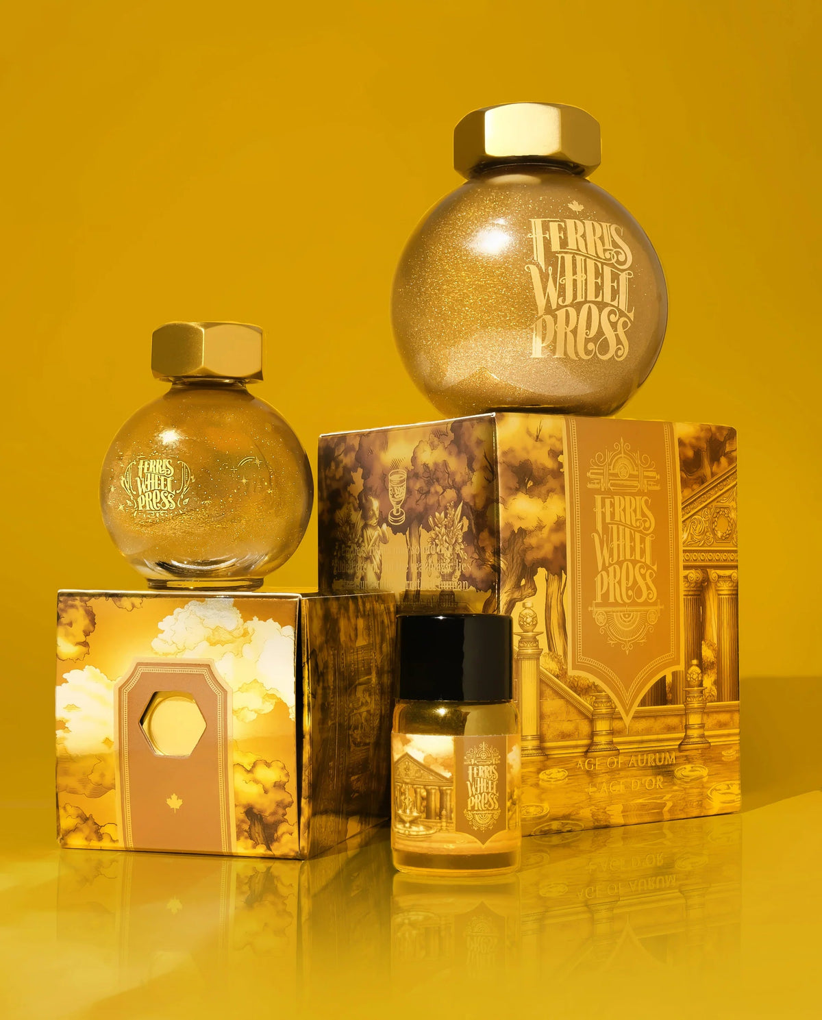 Flacon d'encre FERRIS WHEEL PRESS - FerriTales - King Midas | Age of Aurum (20ml) - 