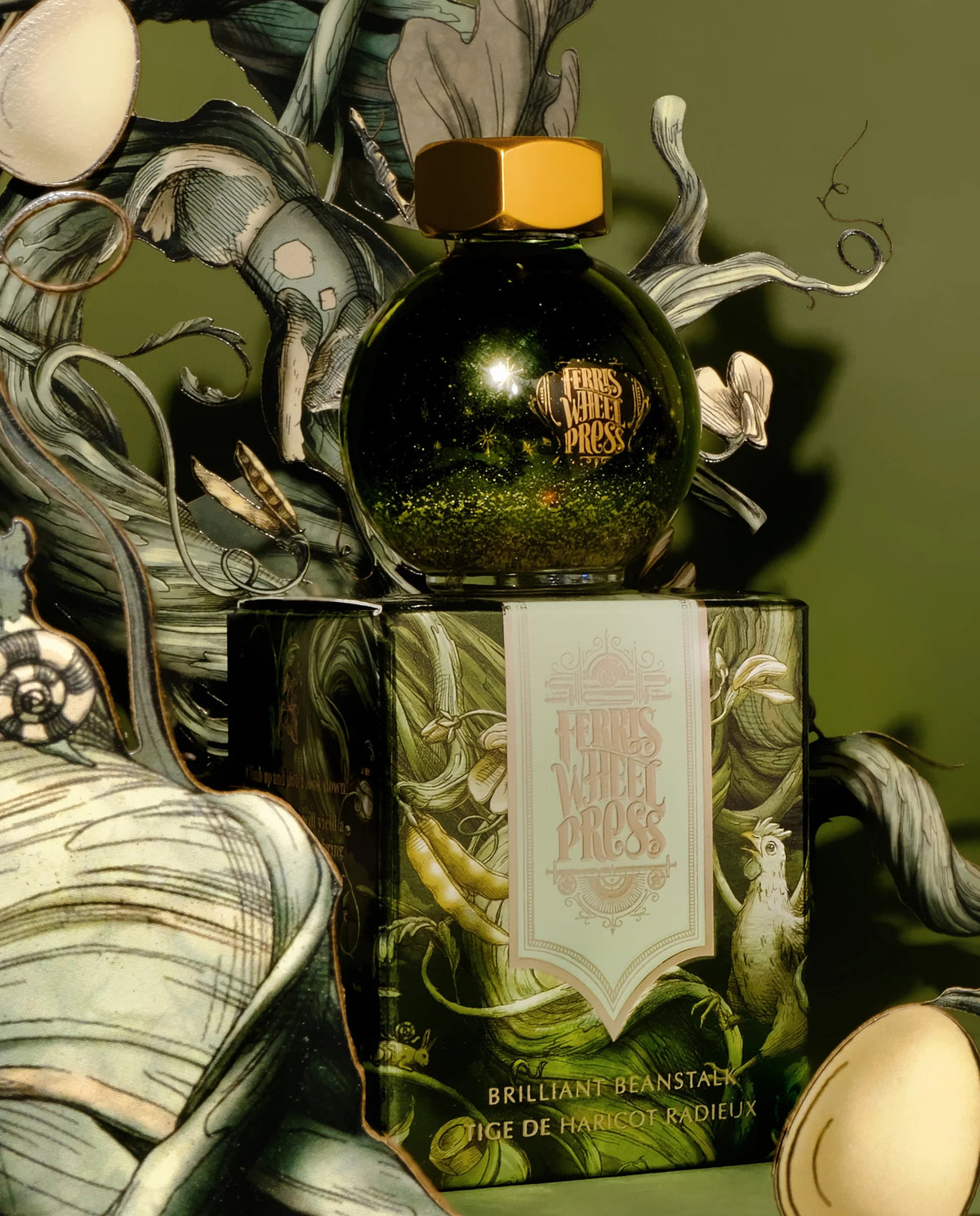 Flacon d'encre FERRIS WHEEL PRESS - FerriTales - Once Upon a Time | Brilliant Beanstalk (20ml) - 818351002471