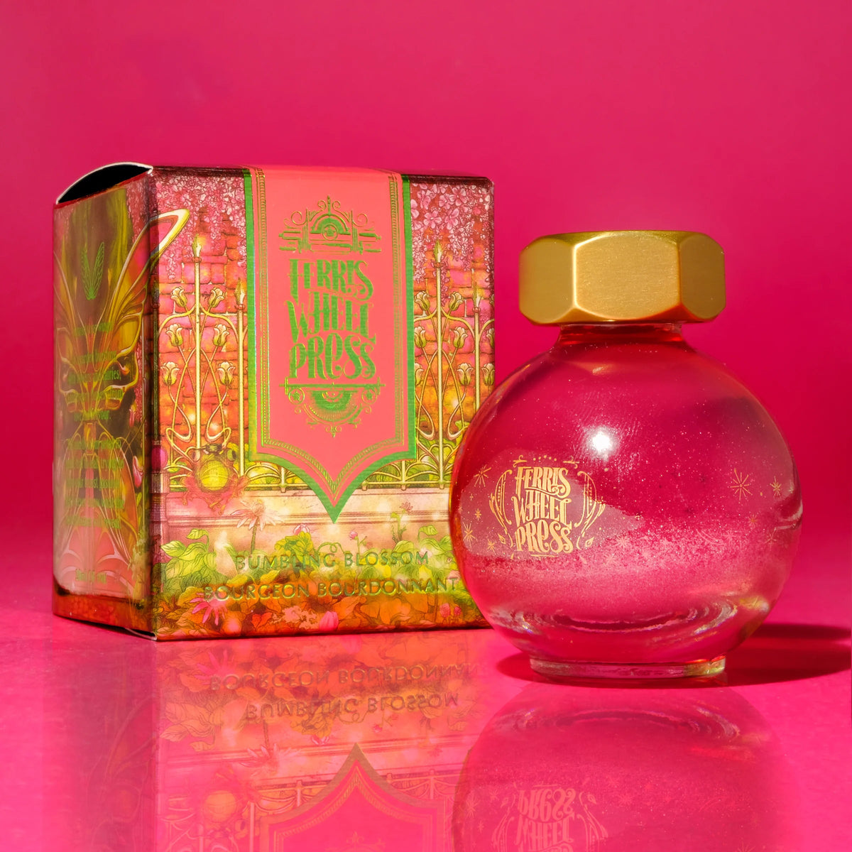 Flacon d'encre FERRIS WHEEL PRESS - FerriTales - Once Upon a Time | Bumbling Blossom (20ml) - 818351002112