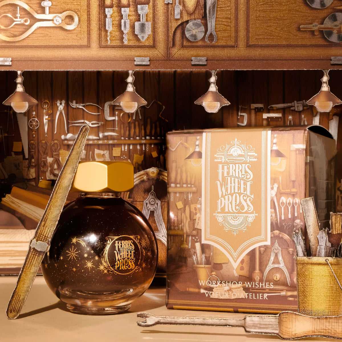 Flacon d'encre FERRIS WHEEL PRESS - FerriTales - Once Upon a Time | Workshop Wishes (20ml) - 818351002068
