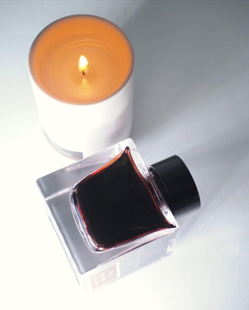 Flacon d'encre JACQUES HERBIN - Les Encres Parfumées - Brun Prévenance - 50 ml - 3188556147473