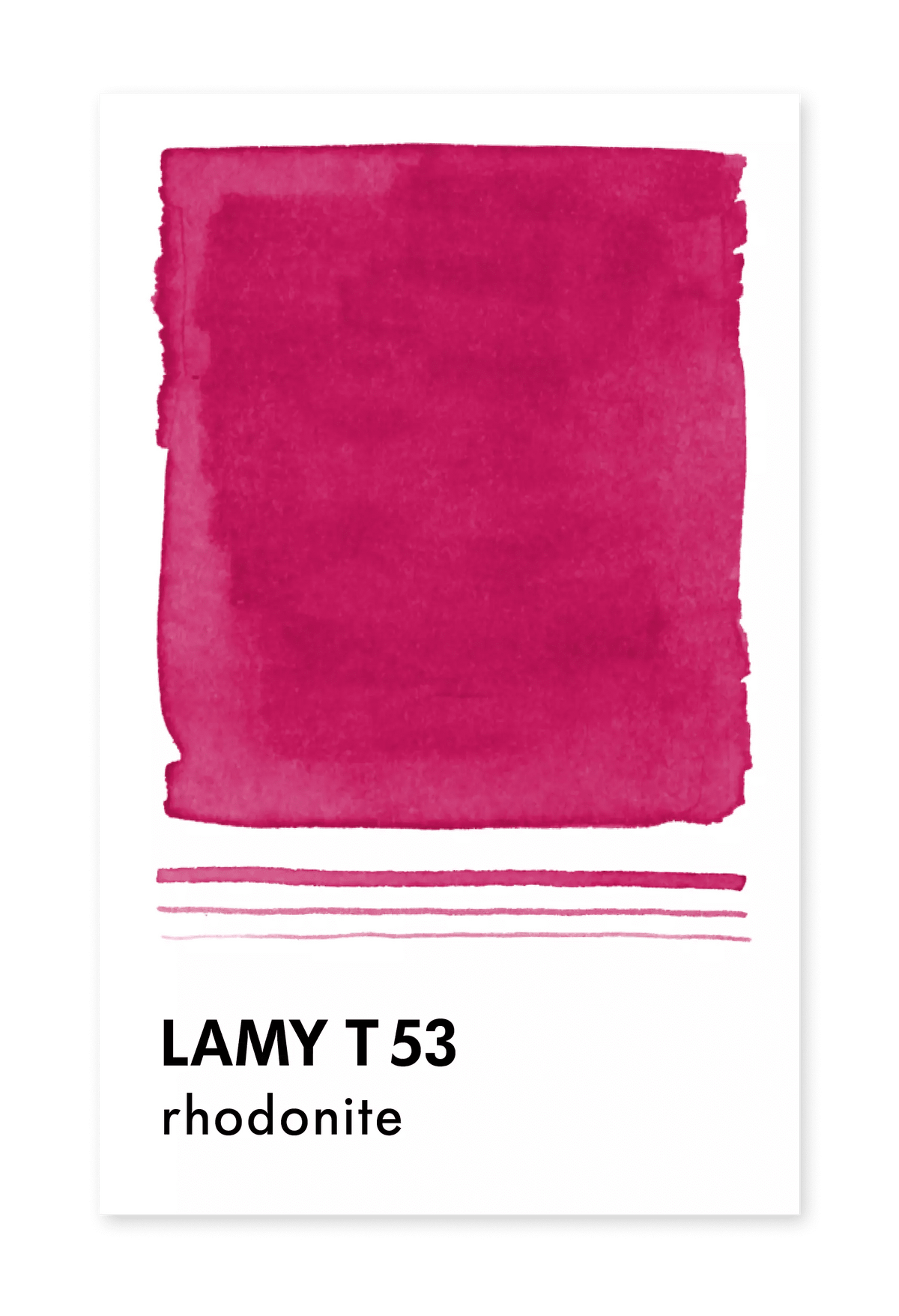 Flacon d'encre LAMY T53 Crystal Ink - Rhodonite (30ml) - 4014519706809