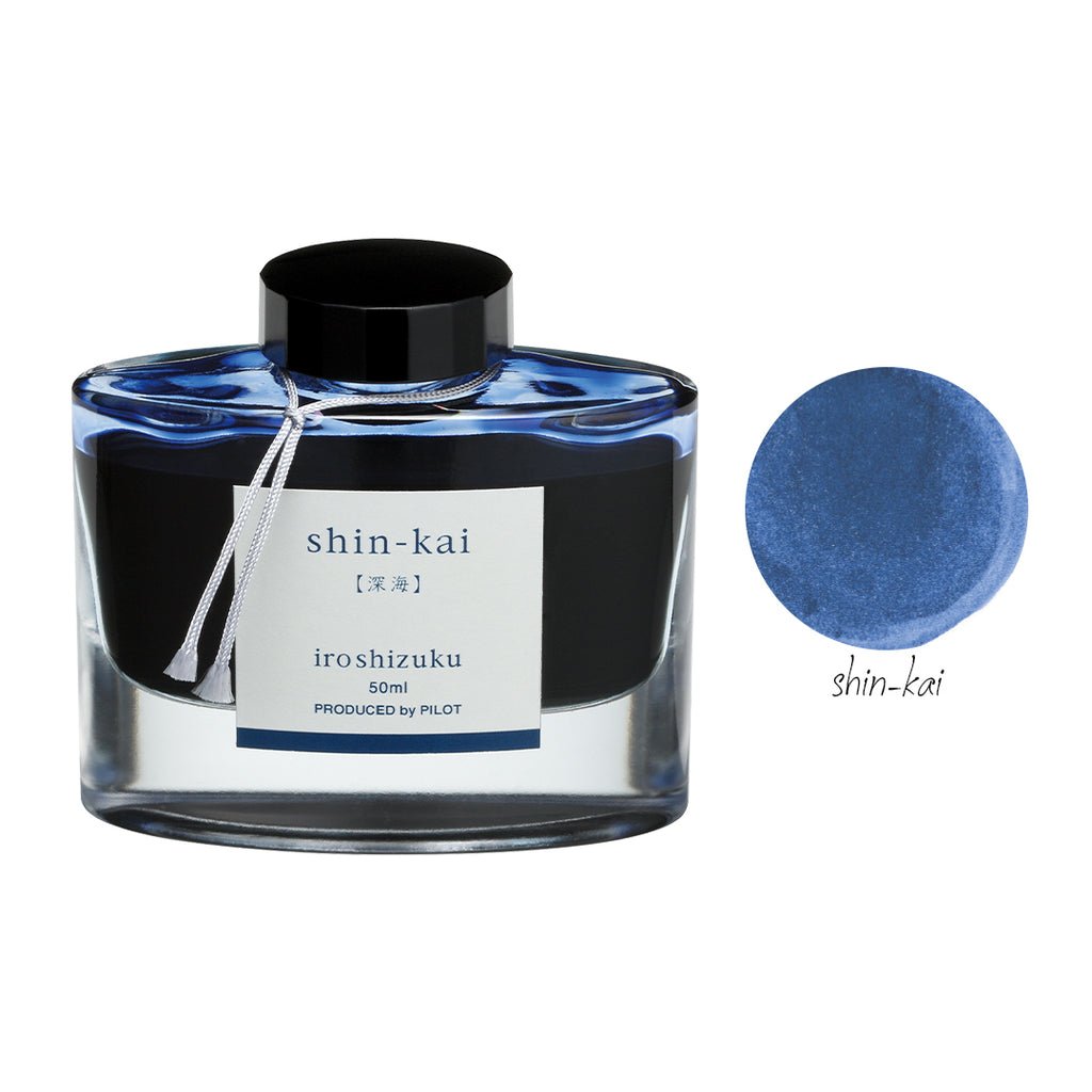 Flacon d'encre PILOT Iroshizuku - Shin - kai - 50 ml - 4902505453618