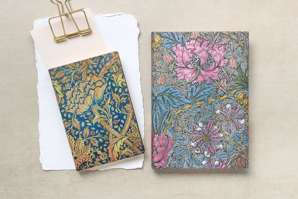 Agenda 2027 PAPERBLANKS Morris Chèvrefeuille Rose - 1 jour par page - Mini - Hardcover - 432p