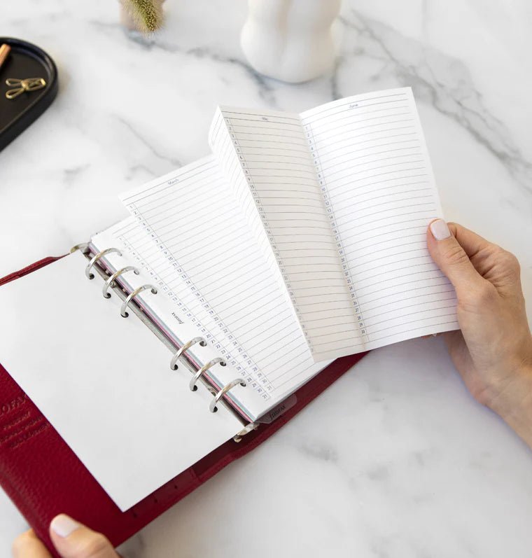 Organiseur FILOFAX Finsbury - Personal - Scarlet - 