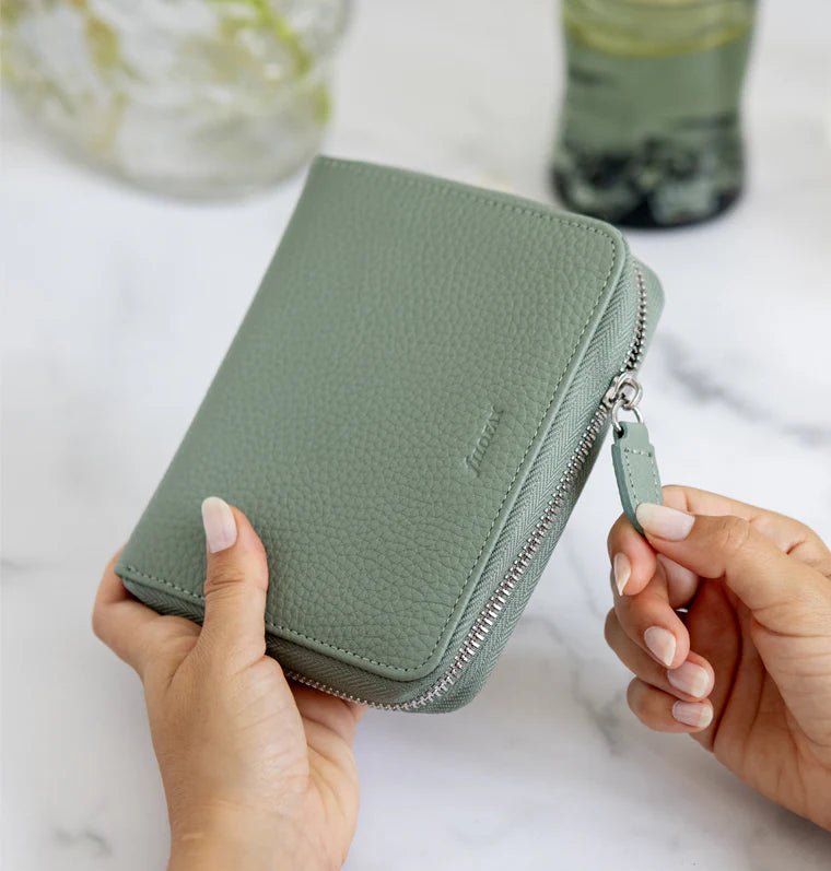 Organiseur FILOFAX Norfolk Zip - Pocket Compact - Sage - 5059145600694