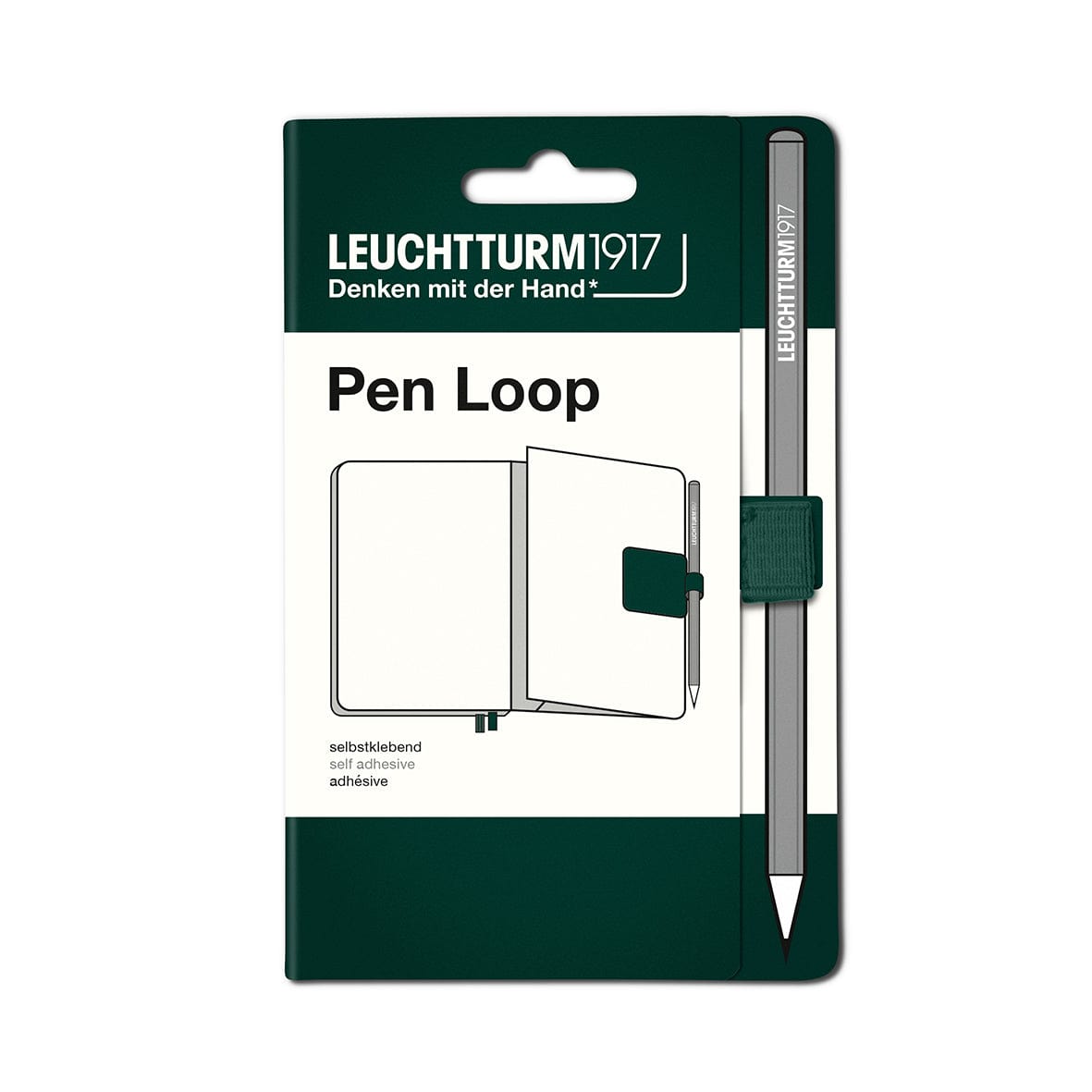 Passant autocollant LEUCHTTURM1917 Pen Loop - Forest Green - 4004117626272