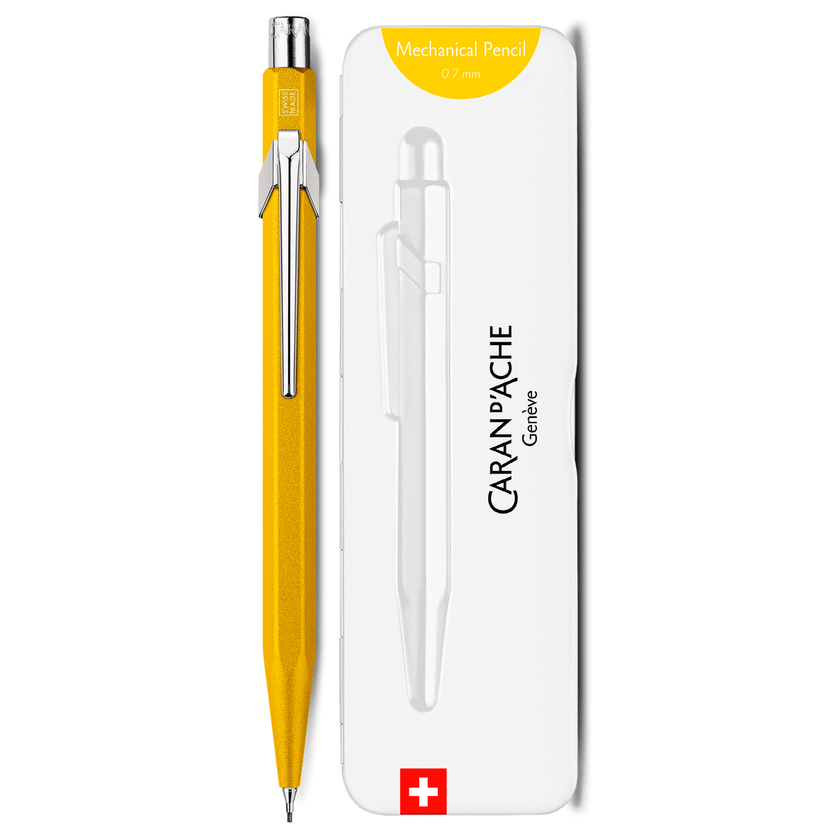 Porte - mine CARAN D'ACHE 849 Colormat - X - Jaune - 0.7 - 7630002359528
